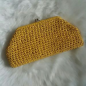 Vintage Yellow clutch